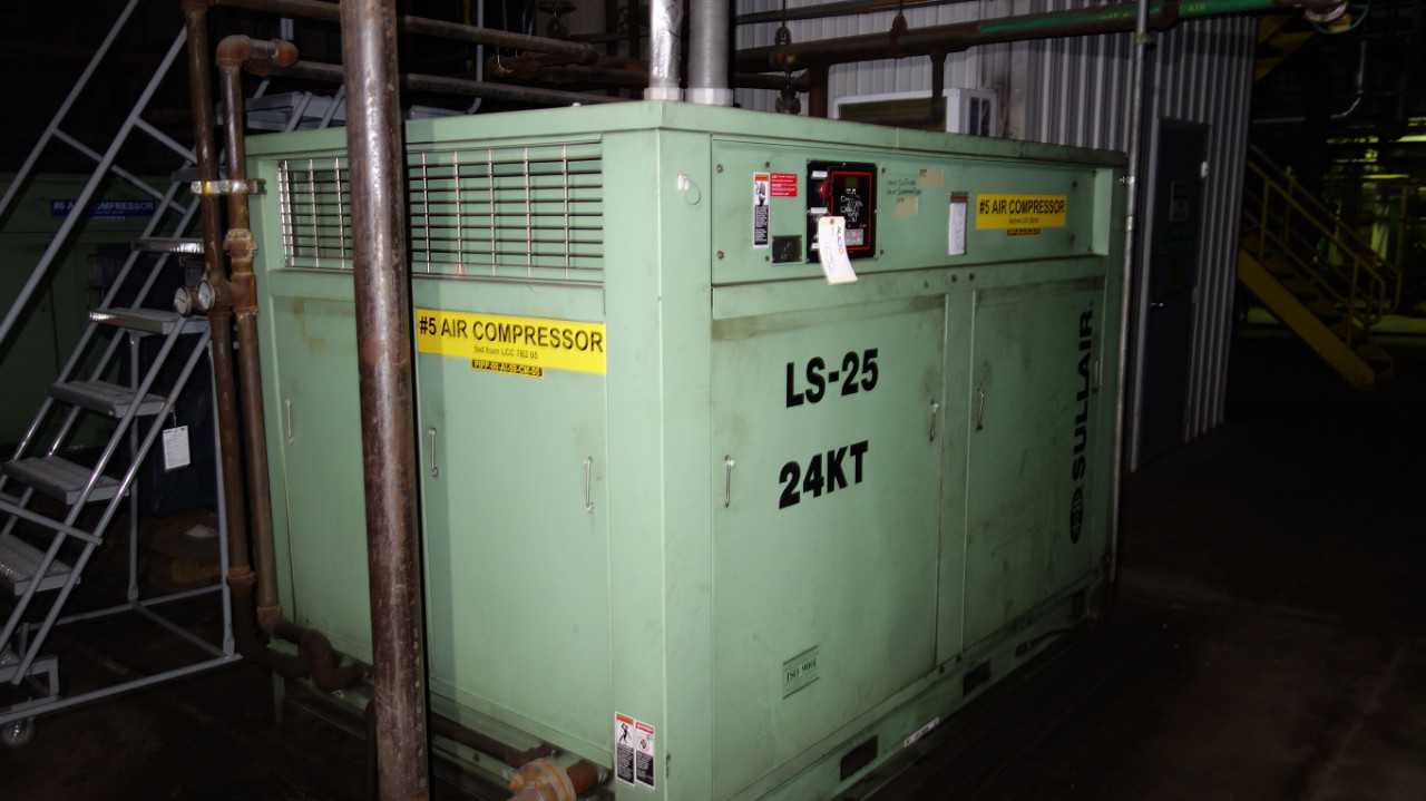 SULLAIR LS25-150 AIR COMPRESSOR 200HP 61K HOURS - AIR COMPRESSORS