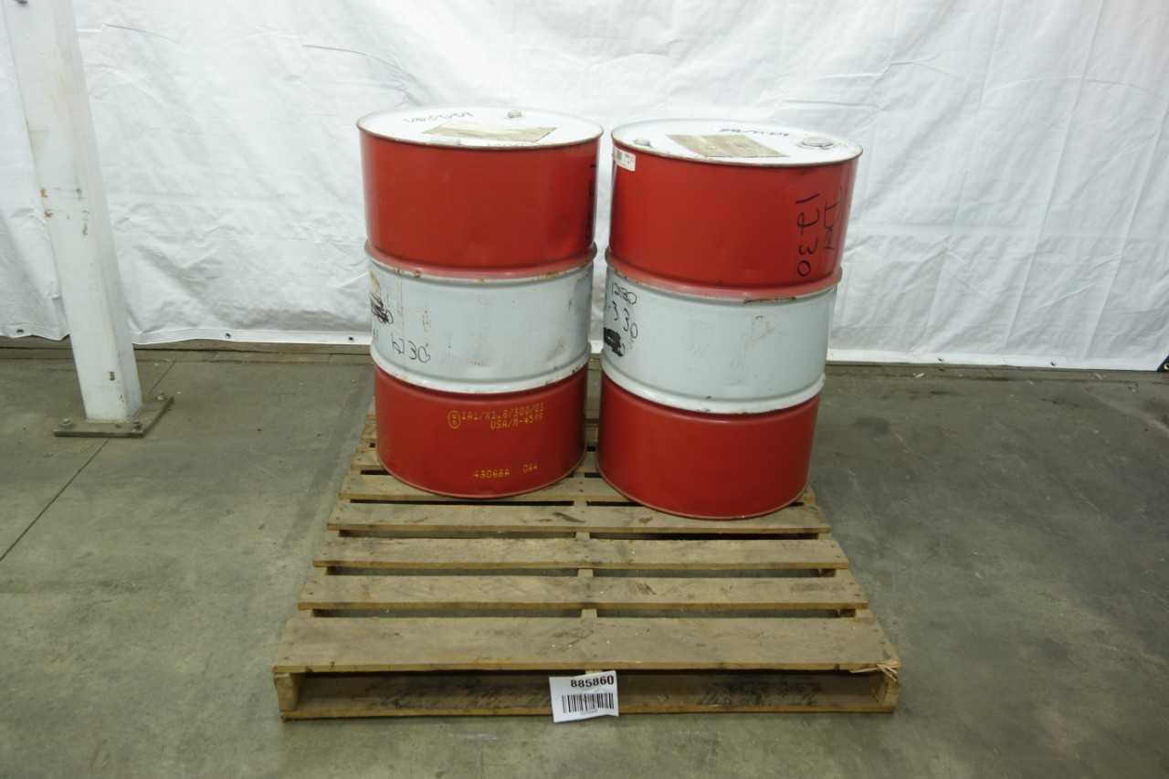 LOT OF 2 FULL 55 GALLON DRUMS OF EXXON XD-3 30 ENGINE OIL - ELECTRIC POWER TOOLS