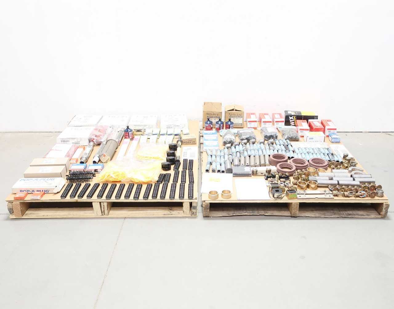 2 PALLETS ASSORTED ELECTRICAL, FILTER, VALVE, SHIM - ELECTRICAL COMPONENTS 2 PALLETS ASSORTED ELECTRICAL, FILTER, VALVE, SHIM - ELECTRICAL COMPONENTS