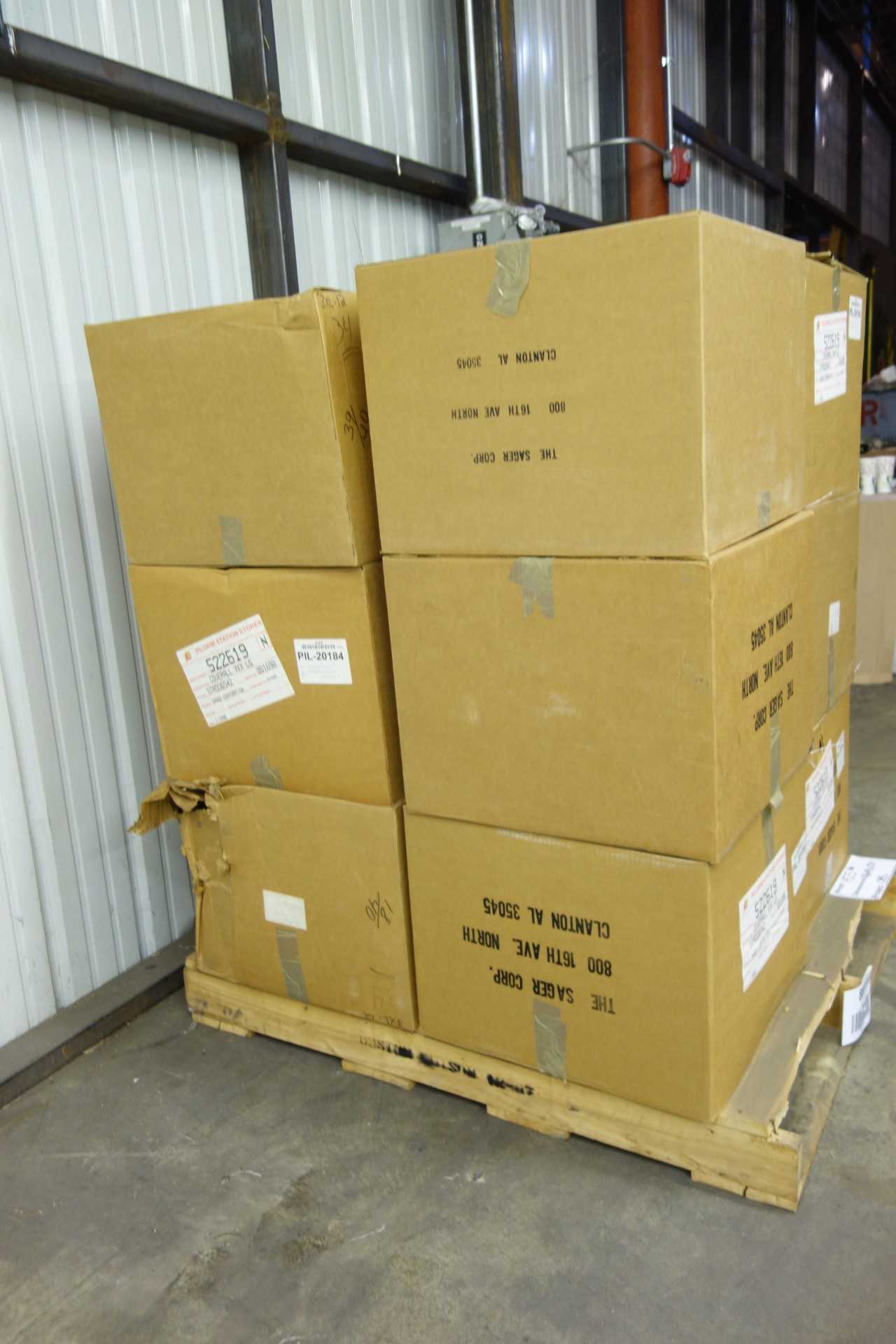 PALLET OF SAGER CLOTH COVERALLS - SAFETY EQUIPMENT