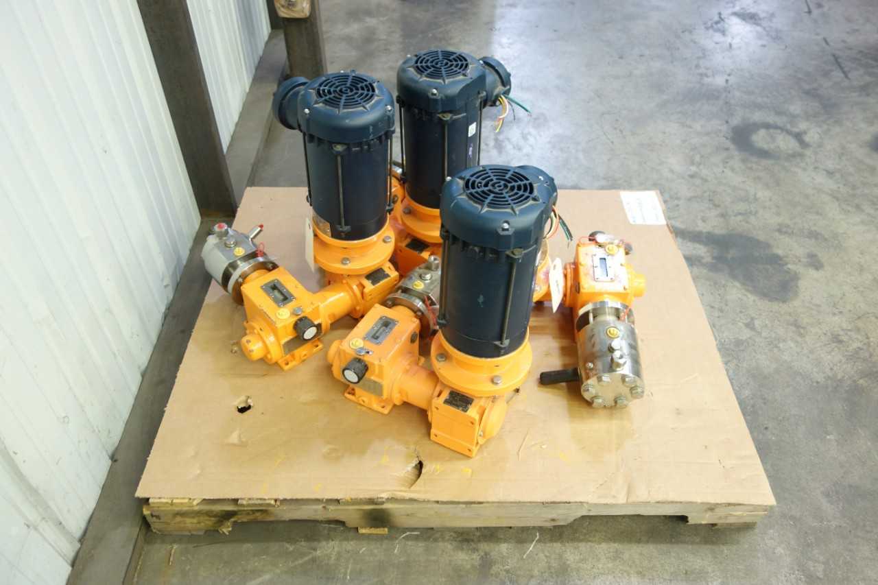 PALLET OF ASSORTED PROMINENT ORLITA HYDRAULIC DIAPHRAGM METERING PUMPS - METERING PUMP