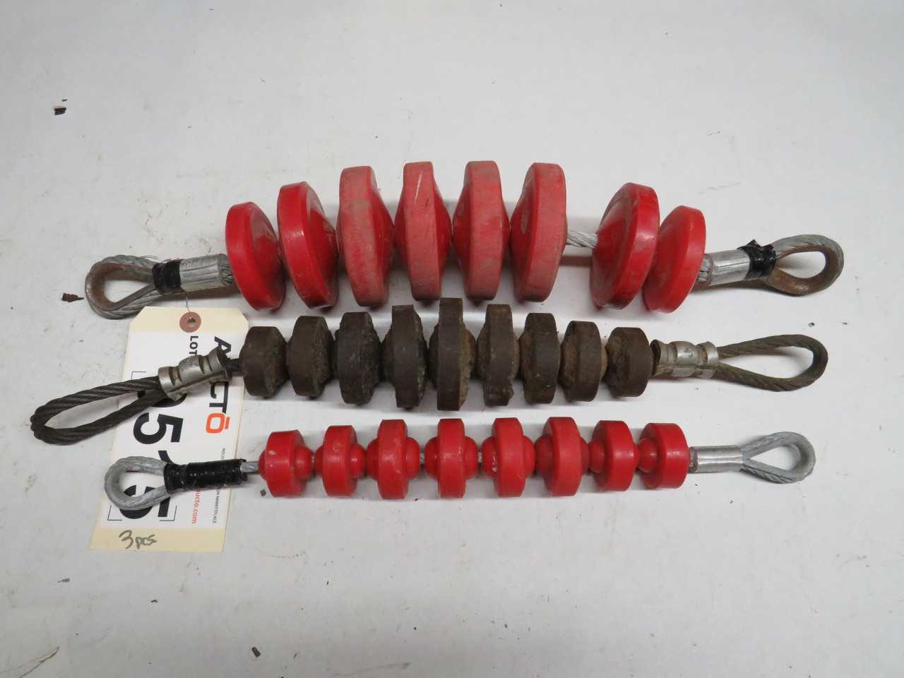 LOT OF 3 HORZ SWL, HORZ SWL 2300 LBS - LIFTING EQUIPMENT