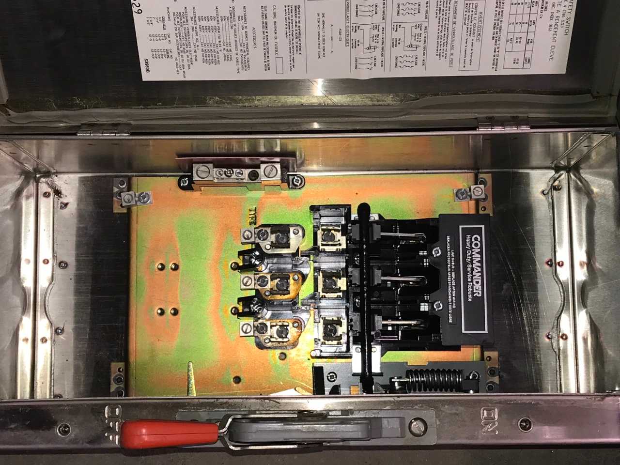 WESTINGHOUSE/COMMANDER SAFETY SWITCHES (QTY 3) - SAFETY SWITCH