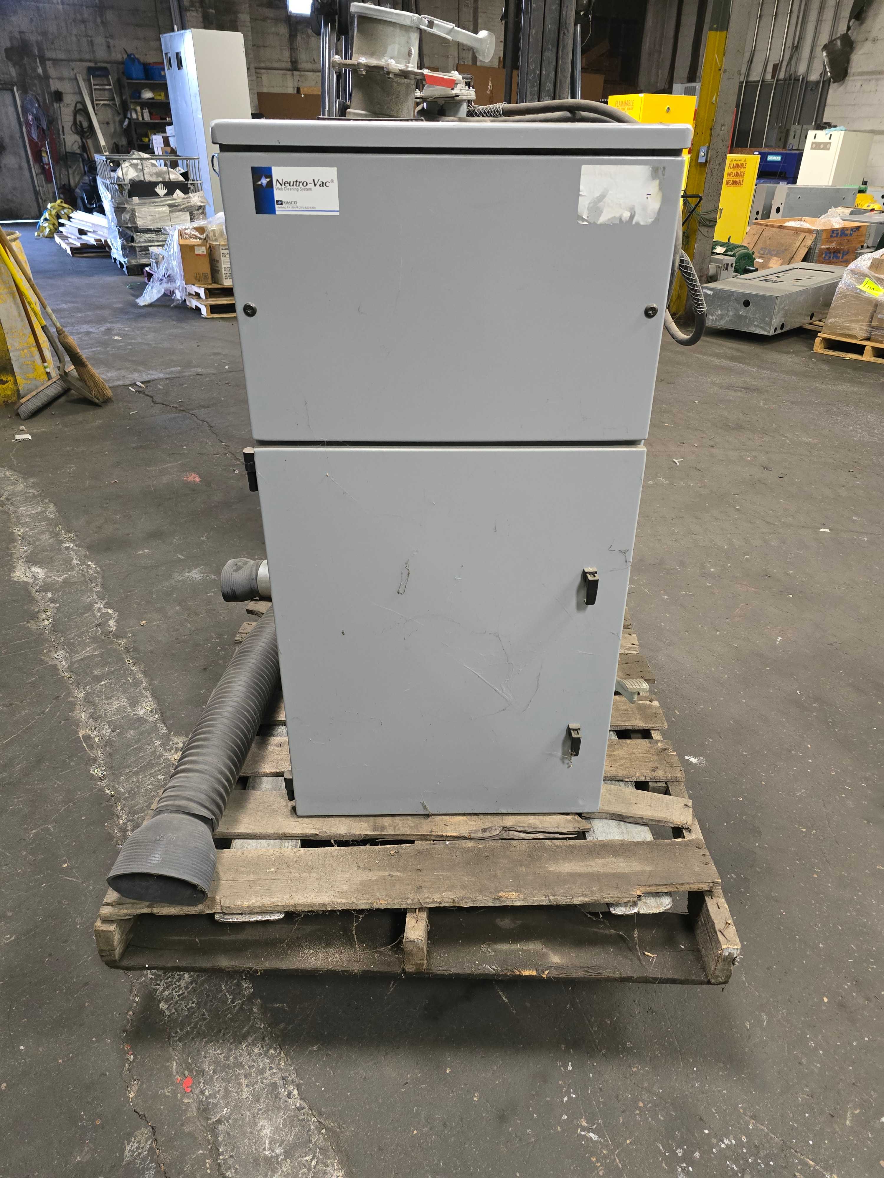 SIMCO NEUTRO-VAC DC-75 INDUSTRIAL DUST COLLECTOR - INDUSTRIAL PARTS