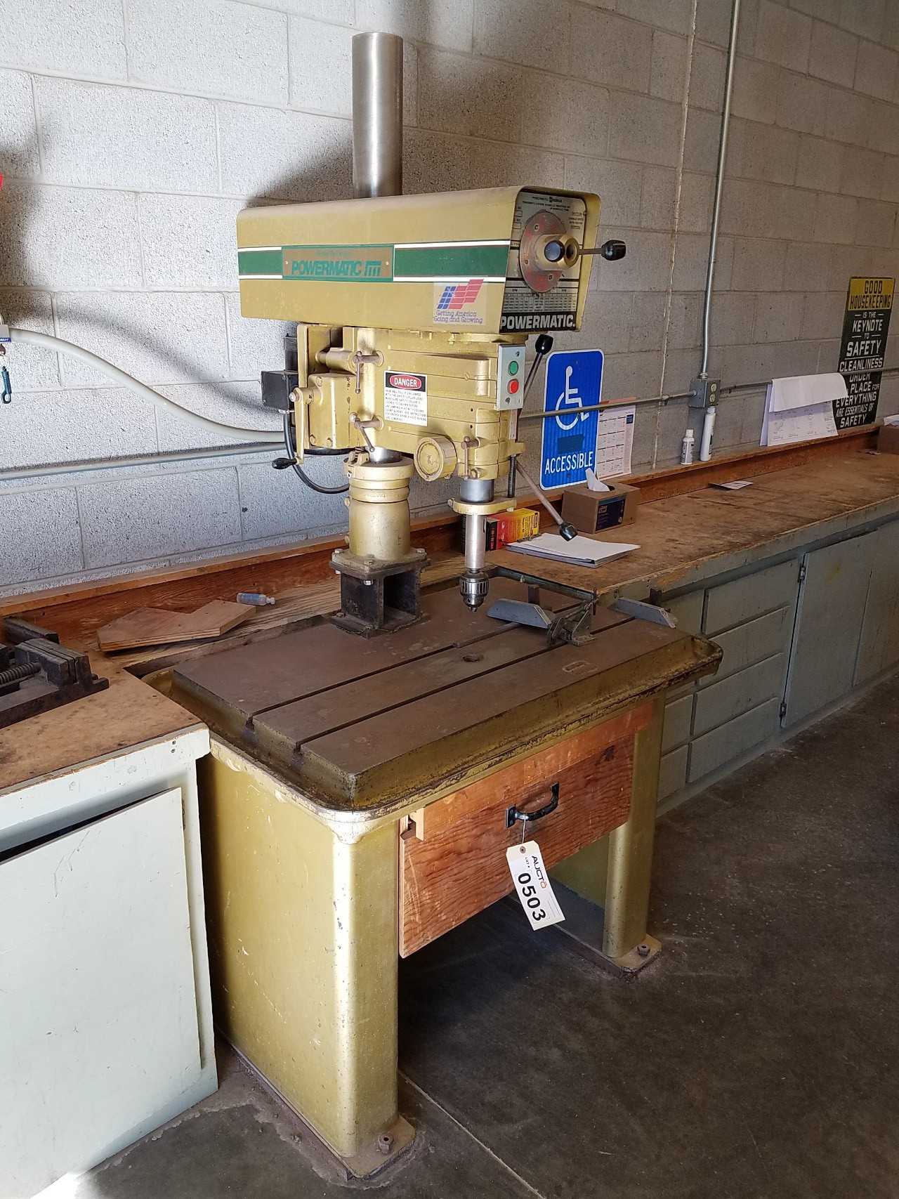 20" variable speed drill press, 6" stroke, 40" working surface, 230/460V-AC 2hp - UPRIGHT DRILL PRESSES