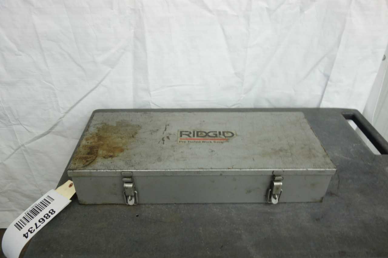 RIDGID RATCHETING MANUAL THREADER SET, 1/8 IN - 2 IN - HAND TOOLS