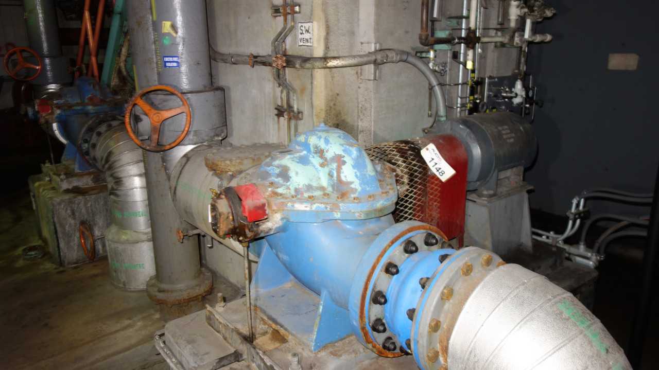 LOT OF 2 WORTHINGTON D1011 3X2X6 PUMP 30HP MOTOR - ELECTRIC MOTORS