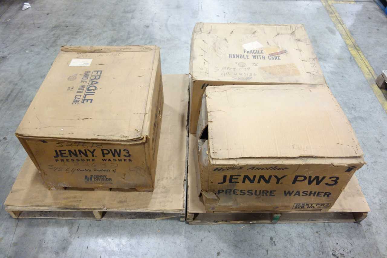 LOT OF 3 JENNY STEAM CLEANER HEATING COIL - HVAC EQUIPMENT