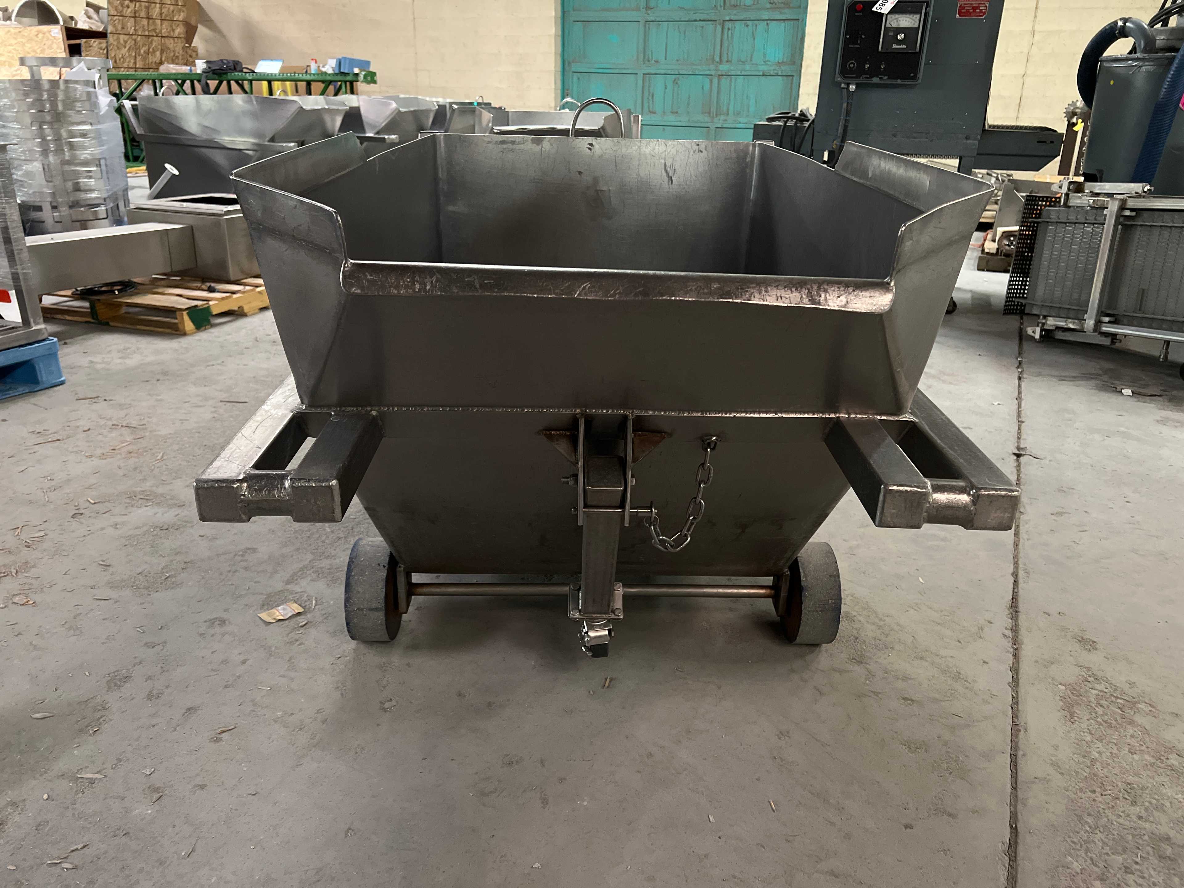 Stainless Steel Dump Cart Hopper