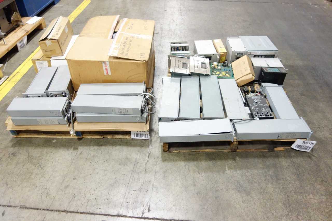 2 PALLETS OF ASSORTED ELECTRICAL - ELECTRICAL COMPONENTS