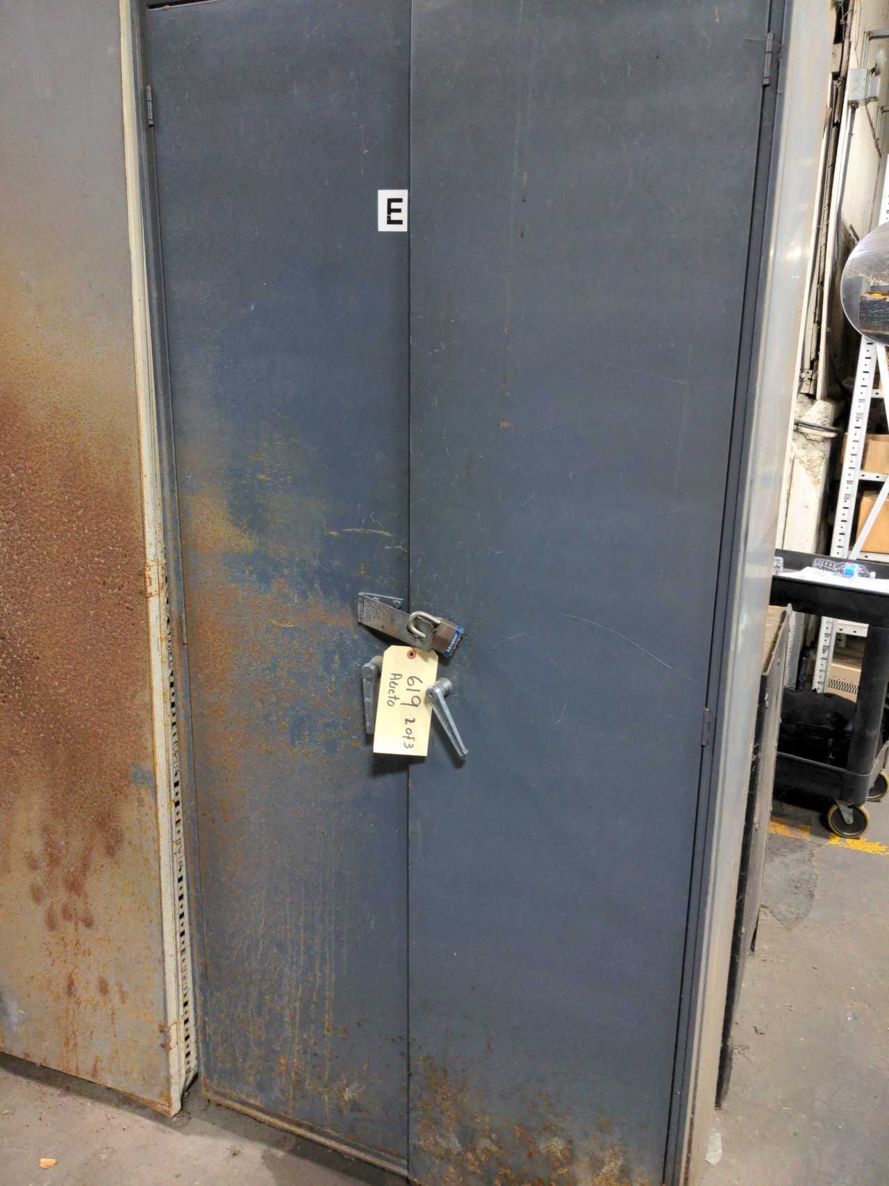 3 STORAGE CABINETS WITH CONTENTS - MISCELLANEOUS