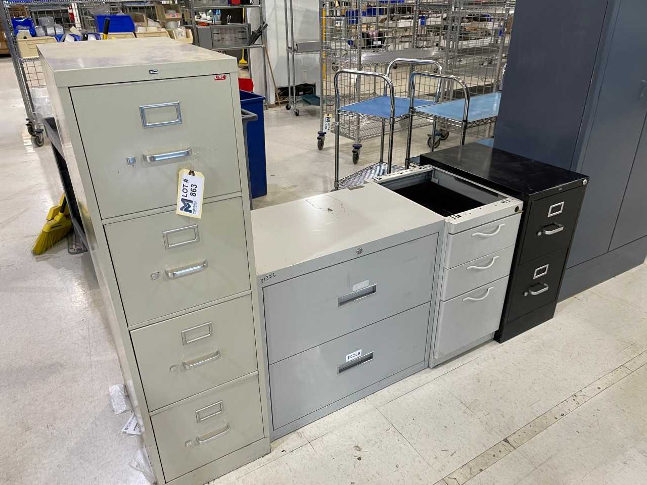 Filing Cabinets No contents - SHELVING
