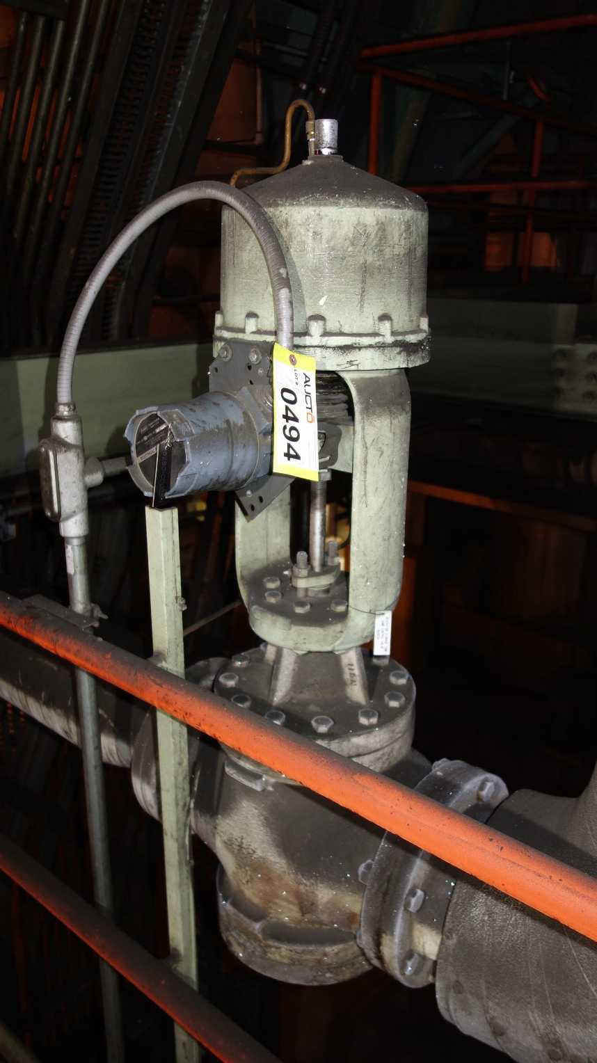 FISHER 470-A IRON 8 IN CONTROL VALVE W/ 304 POSITION SWITCH - CONTROL VALVE