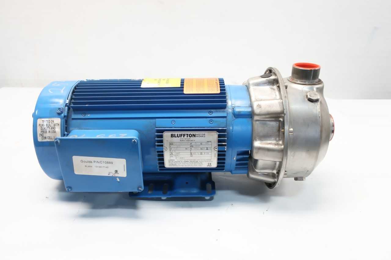 GOULDS 2ST1J6G4 NPE 1-1/4X1-1/2-6 STAINLESS 1-1/4IN 5-15/16IN 2HP 1-1/2IN 575V-AC CENTRIFUGAL PUMP - CENTRIFUGAL PUMP GOULDS 2ST1J6G4 NPE 1-1/4X1-1/2-6 STAINLESS 1-1/4IN 5-15/16IN 2HP 1-1/2IN 575V-AC CENTRIFUGAL PUMP - CENTRIFUGAL PUMP