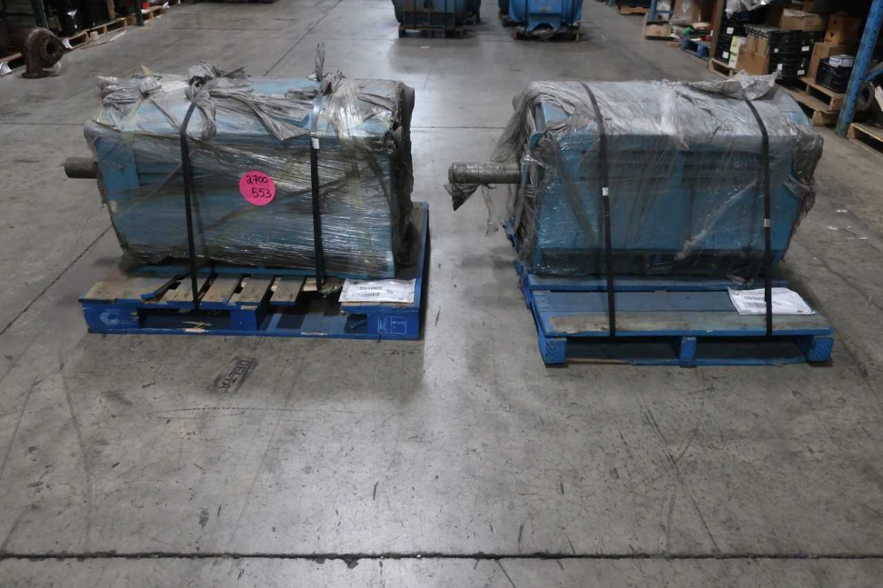 LOT OF 2 TAMPER 250 HP ELECTRIC MOTORS - ELECTRIC MOTORS