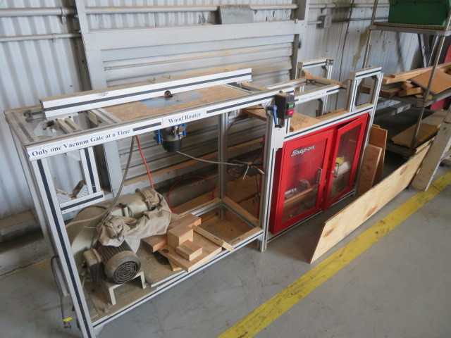 Router and Aluminum Table. (someone stole the saw) - MISCELLANEOUS