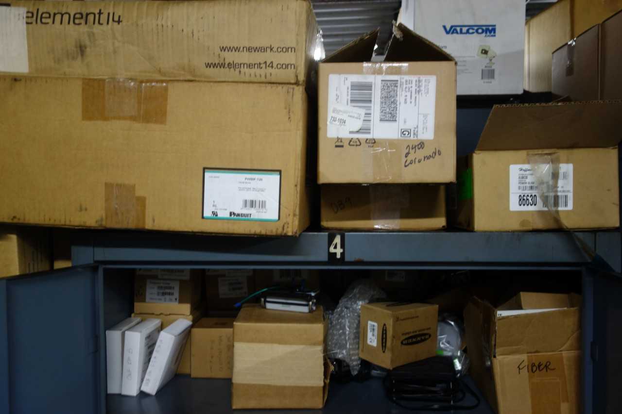 Cabinet with PLCs, Panelviews, VFDs, sensors, servo drives - SERVO
