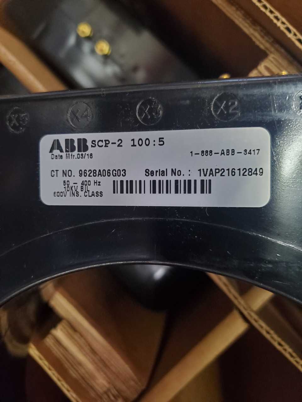 (6) ASEA 9628A06G03 Current Transformer 50-400Hz 10KV 600V - CONTROL TRANSFORMERS