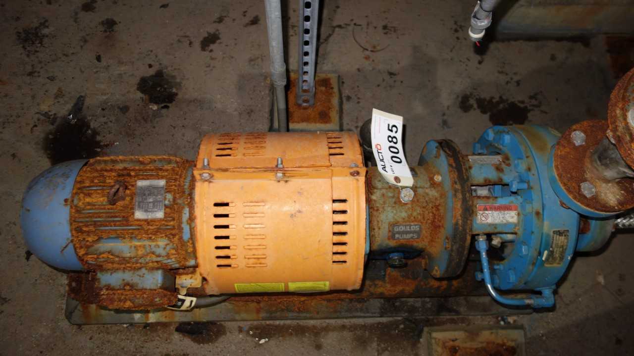 GOULDS 3196 2X3-10 5HP MTX STAINLESS CENTRIFUGAL PUMP MOTOR - CENTRIFUGAL PUMP