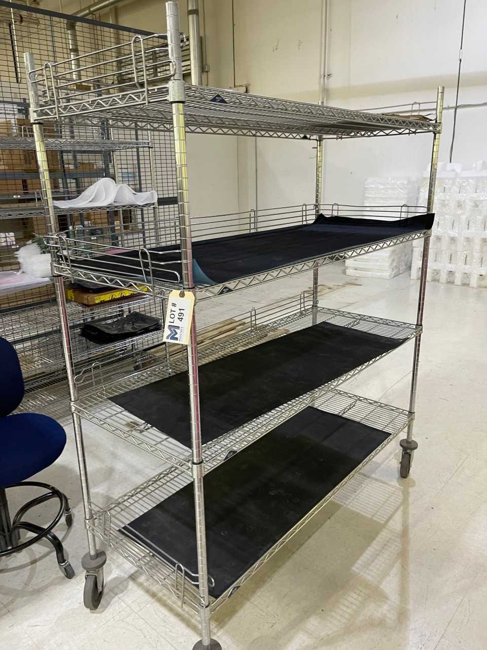 Rolling Bakers Rack No Contents - ROLLING CARTS
