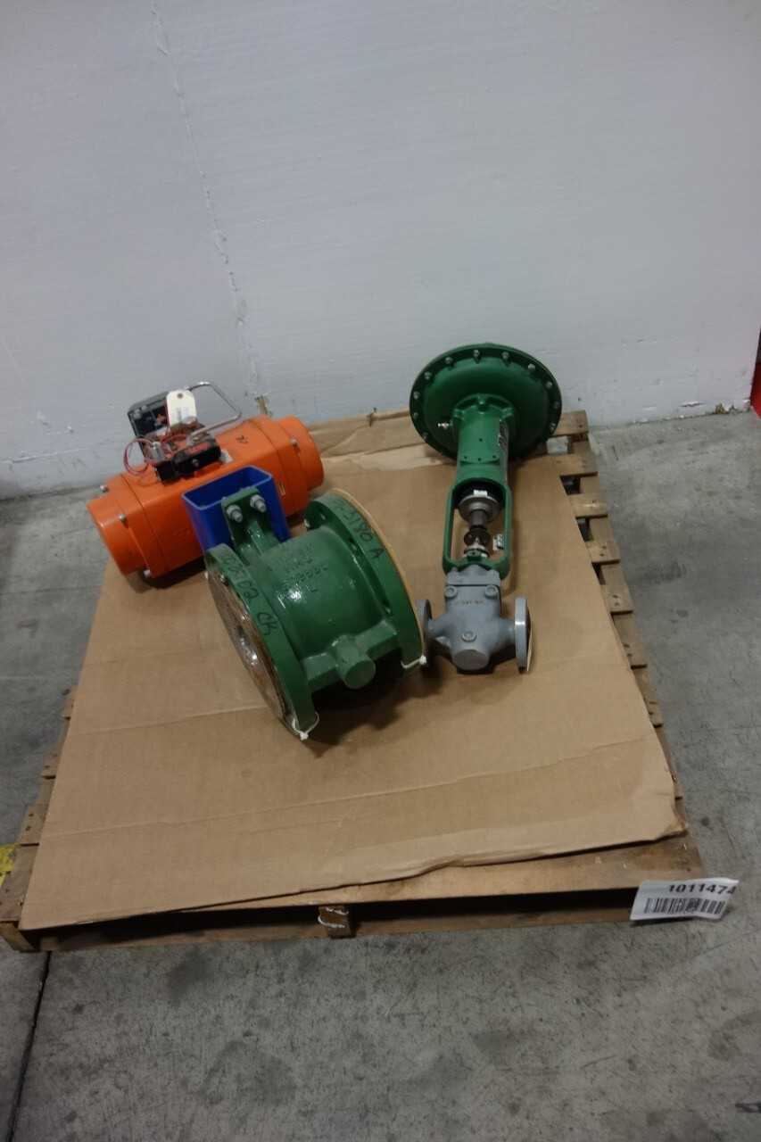 LOT OF 2 ASSORTED FISHER VALVES - VALVES
