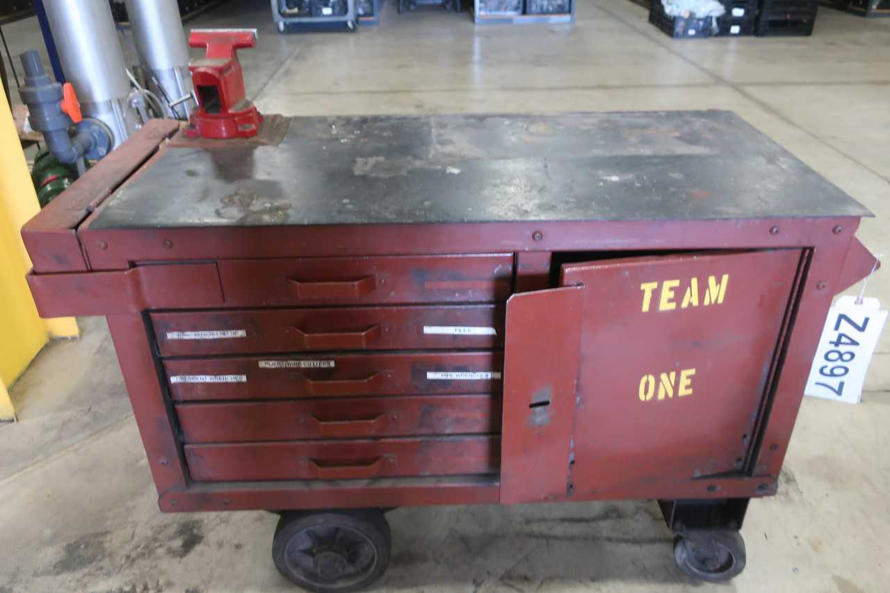 ROLLING STEEL TOOL BOX - TOOL STORAGE