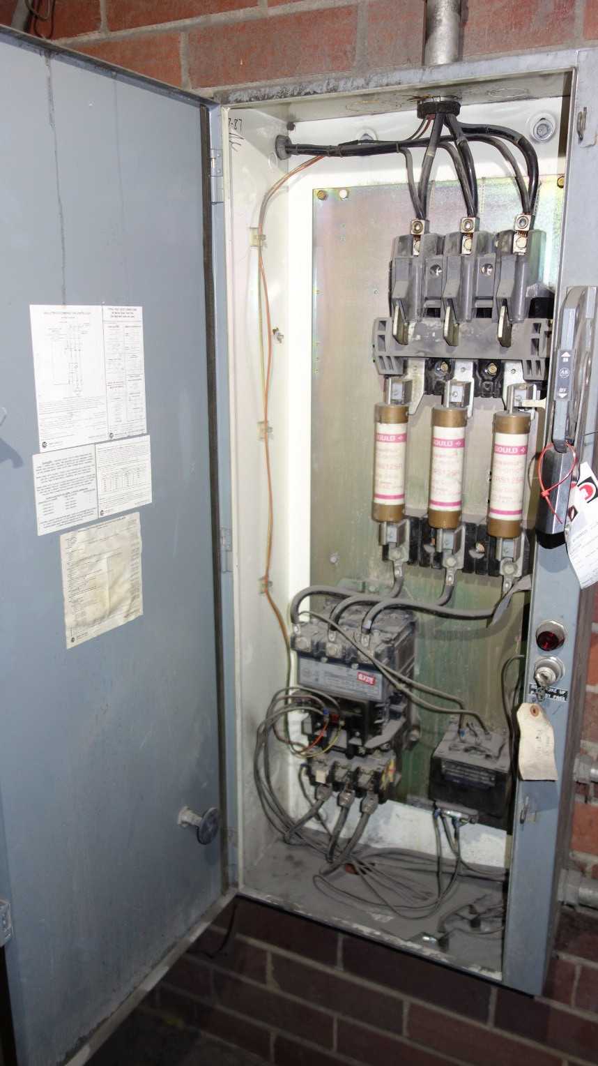 ALLEN BRADLEY 509-EOD SIZE 4 FUSIBLE COMBINATION STARTER DISCONNECT - MOTOR STARTERS