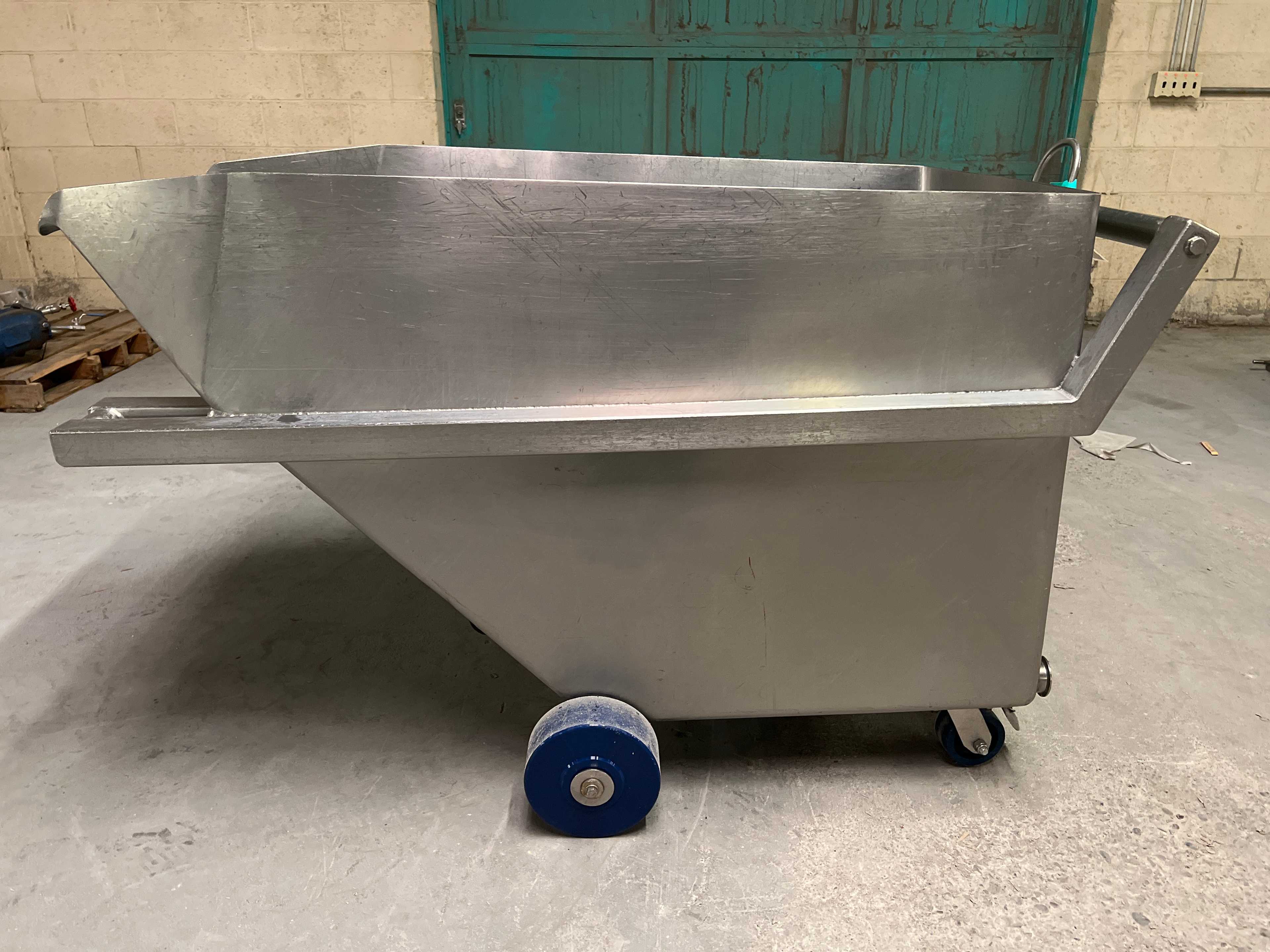 Stainless Steel Dump Cart Hopper