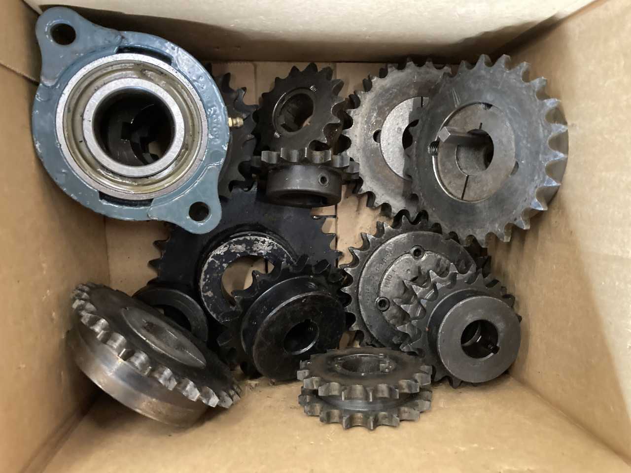 Lot of Salvage Sprockets and Bearings - BEARINGS
