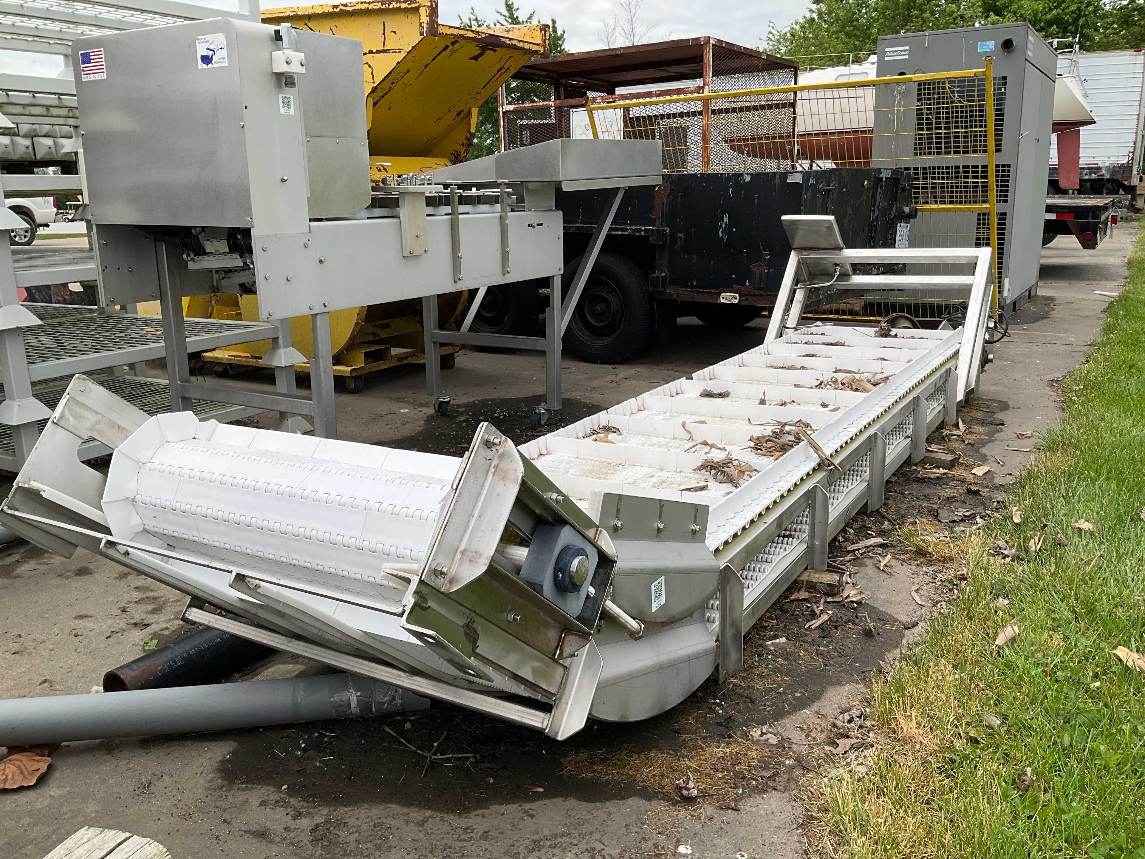 13FT-INCLINE BELT CONVEYOR - BELT CONVEYOR