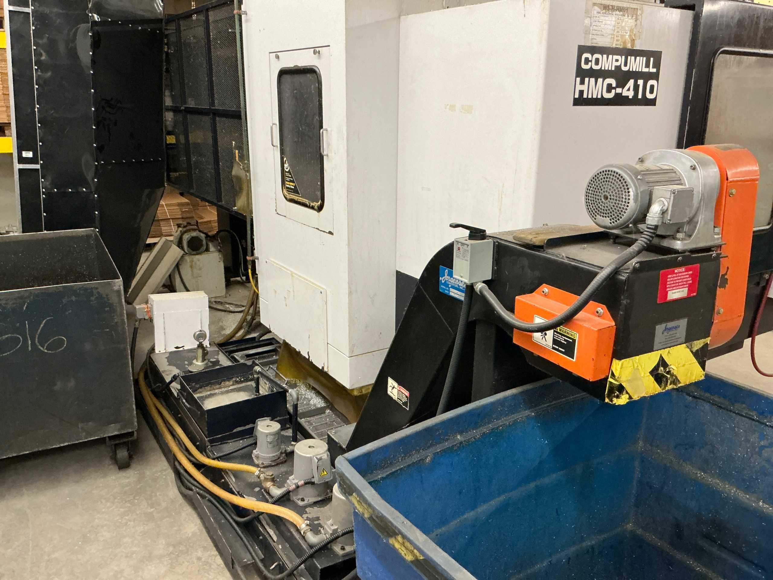 2002 COMPUMILL HMC-410 HORIZONTAL MACHINING CENTER (VIDEO AVAILABLE)