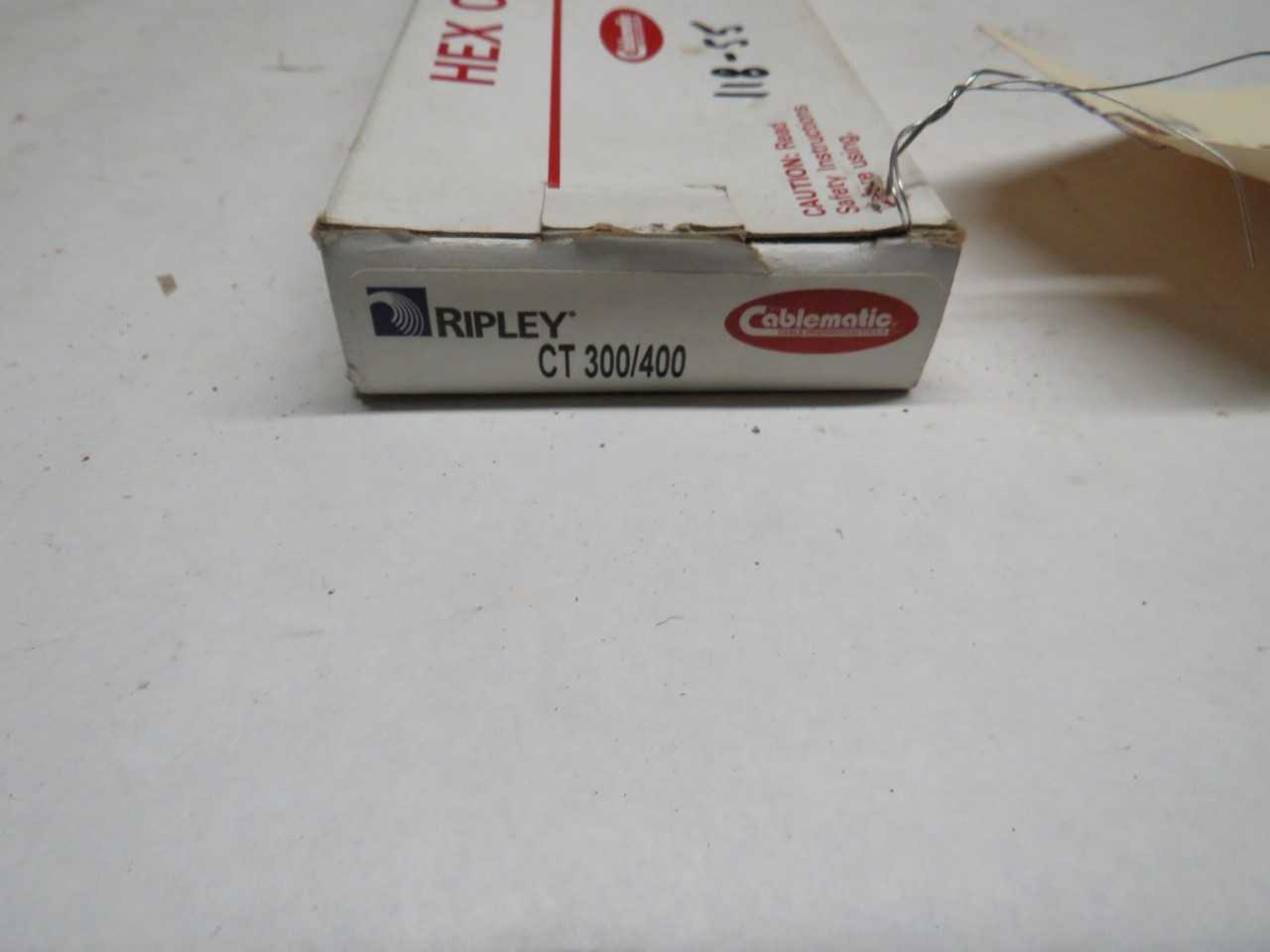 LOT OF 2 CABLEMATIC COAX CRIMPERS - ELECTRIC POWER TOOLS