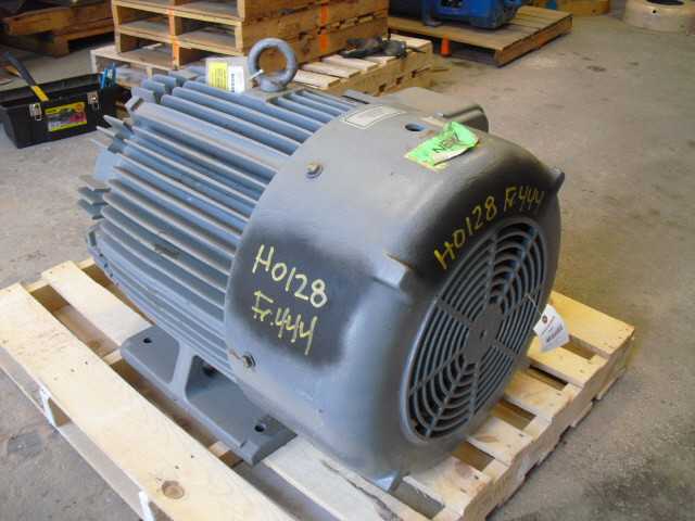 125 HP 1800 RPM 444T Frame Teco West Motor - ELECTRIC MOTORS