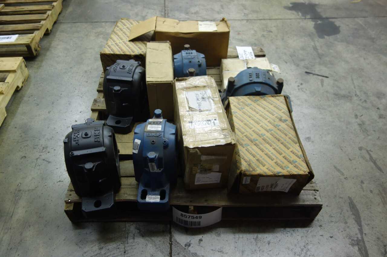 PALLET OF ASSORTED PILLOW BLOCK BEARINGS AND HOUSINGS - BEARINGS PALLET OF ASSORTED PILLOW BLOCK BEARINGS AND HOUSINGS - BEARINGS