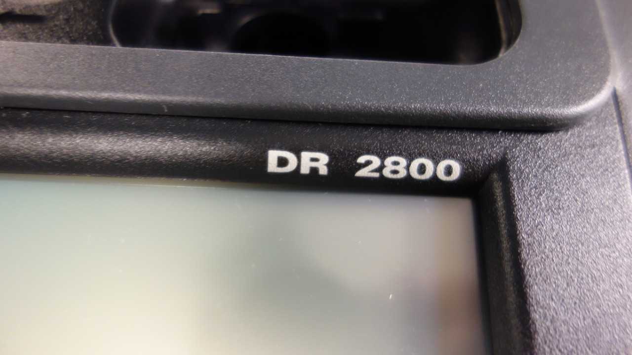 HACH DR2800 PORTABLE SPECTROPHOTOMETER - PLANT & FACILITY