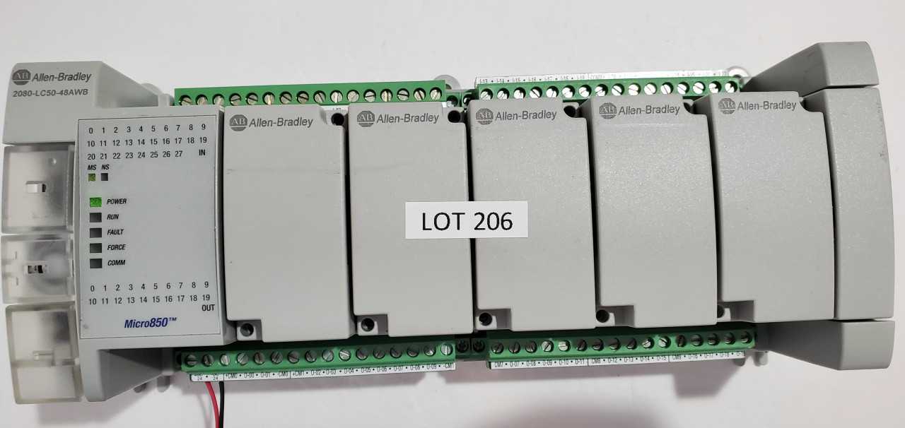 Allen Bradley Micro 850 2080-LC50-48AWB PLC - AUTOMATION & CONTROLS