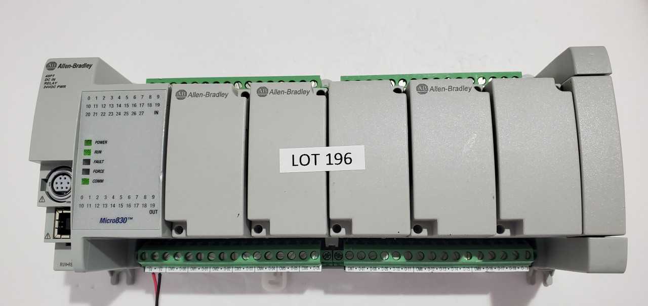 Allen Bradley Micro 830  2080-LC30-48QWB PLC - AUTOMATION & CONTROLS