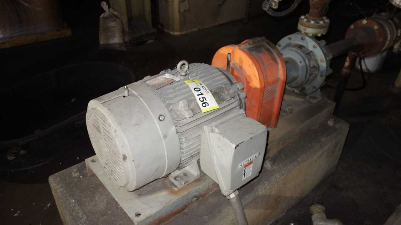 FLOWSERVE 3X2X9IN 40HP 460V-AC CENTRIFUGAL PUMP MOTOR - ELECTRIC MOTORS