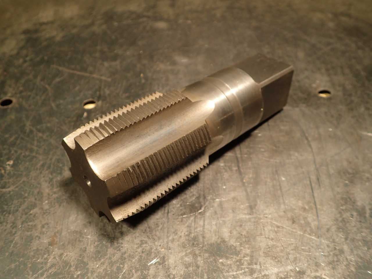 1-3/4" -12 UN HS Hand Thread Tap: 6-Flute, 2" Long Flutes, 5" OAL, GH-4, Used - MACHINING ACCESSORIES & TOOLING