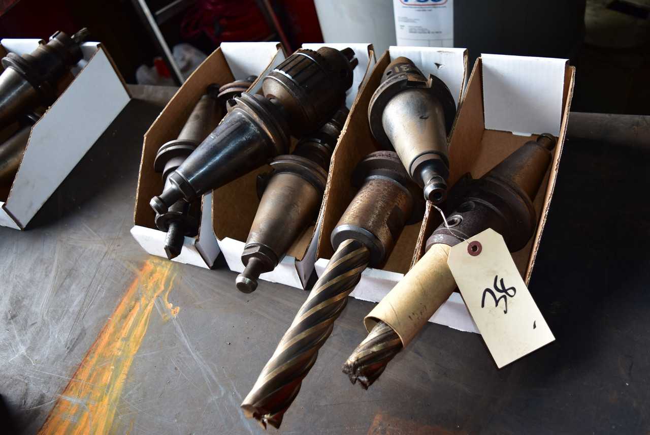 Lot of Misc. Toolholders 50 Taper - ELECTRIC POWER TOOLS