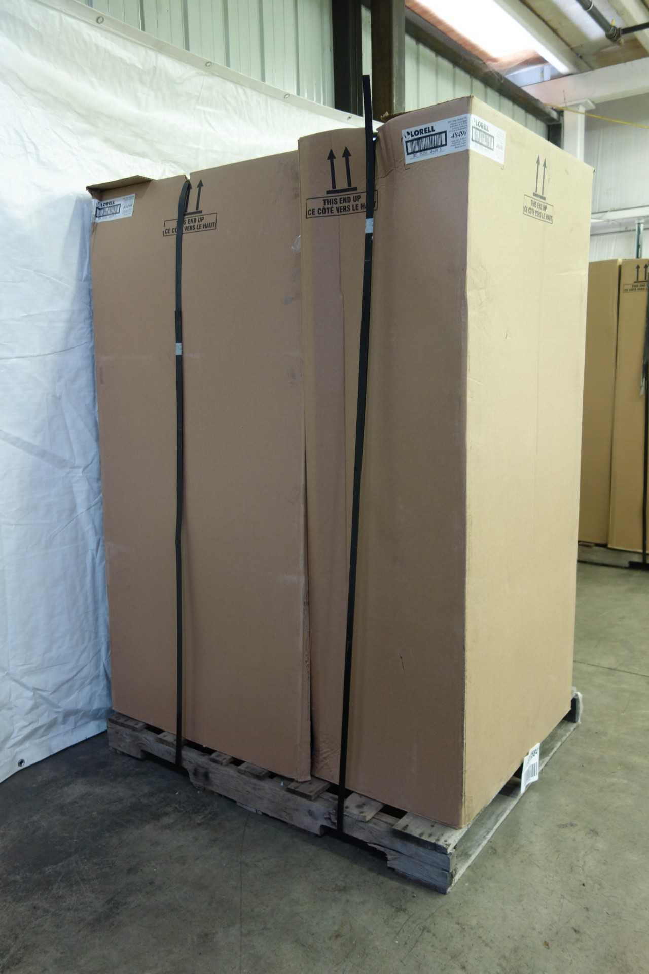 LOT OF 3 LORELL 48498 VERTICAL FILE CABINETS - TOOL STORAGE