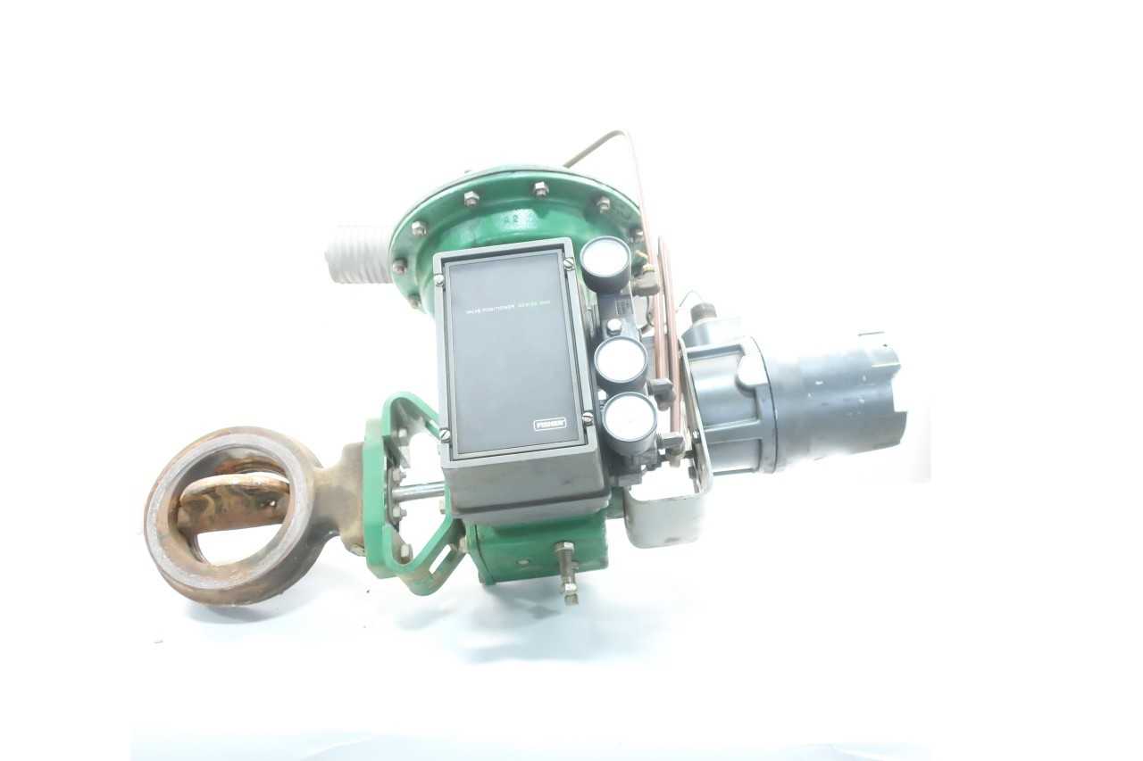 FISHER 8560 POSI-SEAL PNEUMATIC 1052 150 STEEL WAFER 3610J 4IN CONTROL VALVE - CONTROL VALVE