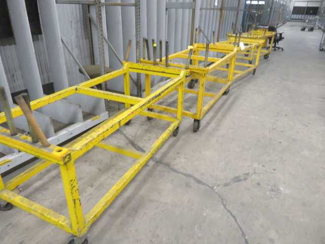 Metal Rack on wheels (4) Lot - MISCELLANEOUS