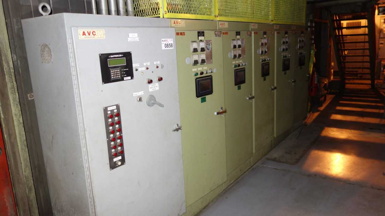 13X VERTICAL SECTIONS AVC POWERCON PAC 480V ELECTRICAL CONTROL CABINETS - ELECTRICAL COMPONENTS