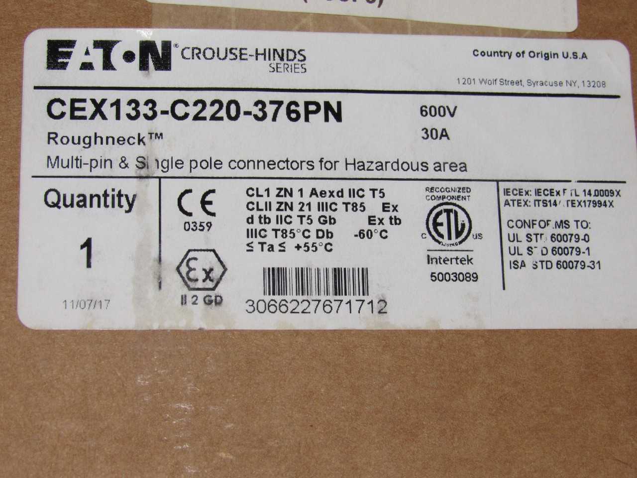 Cooper/Crouse Hinds - ELECTRICAL COMPONENTS