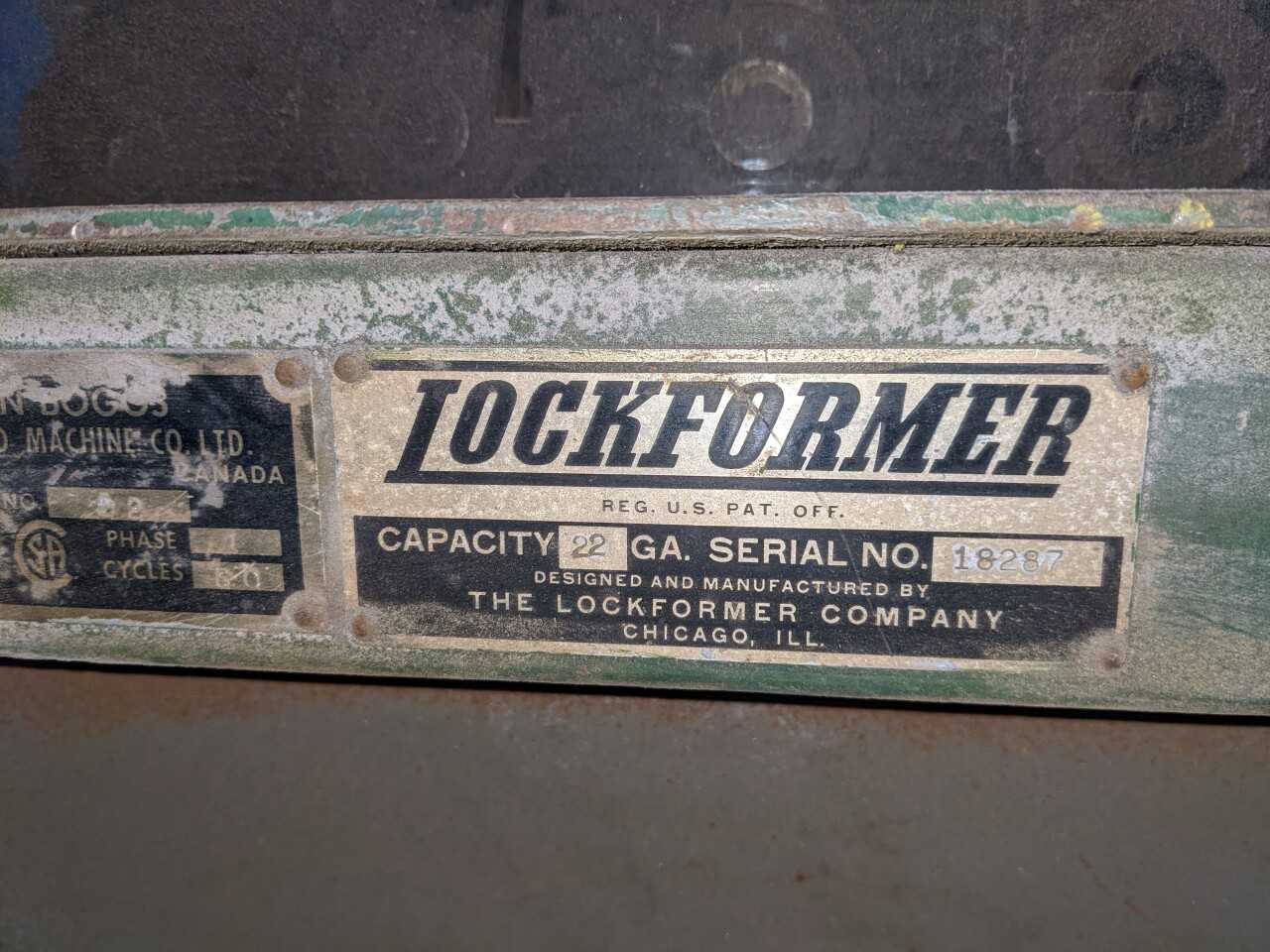 LOCKFORMER 20 GA STD LOCKFORMER - MACHINING ACCESSORIES & TOOLING
