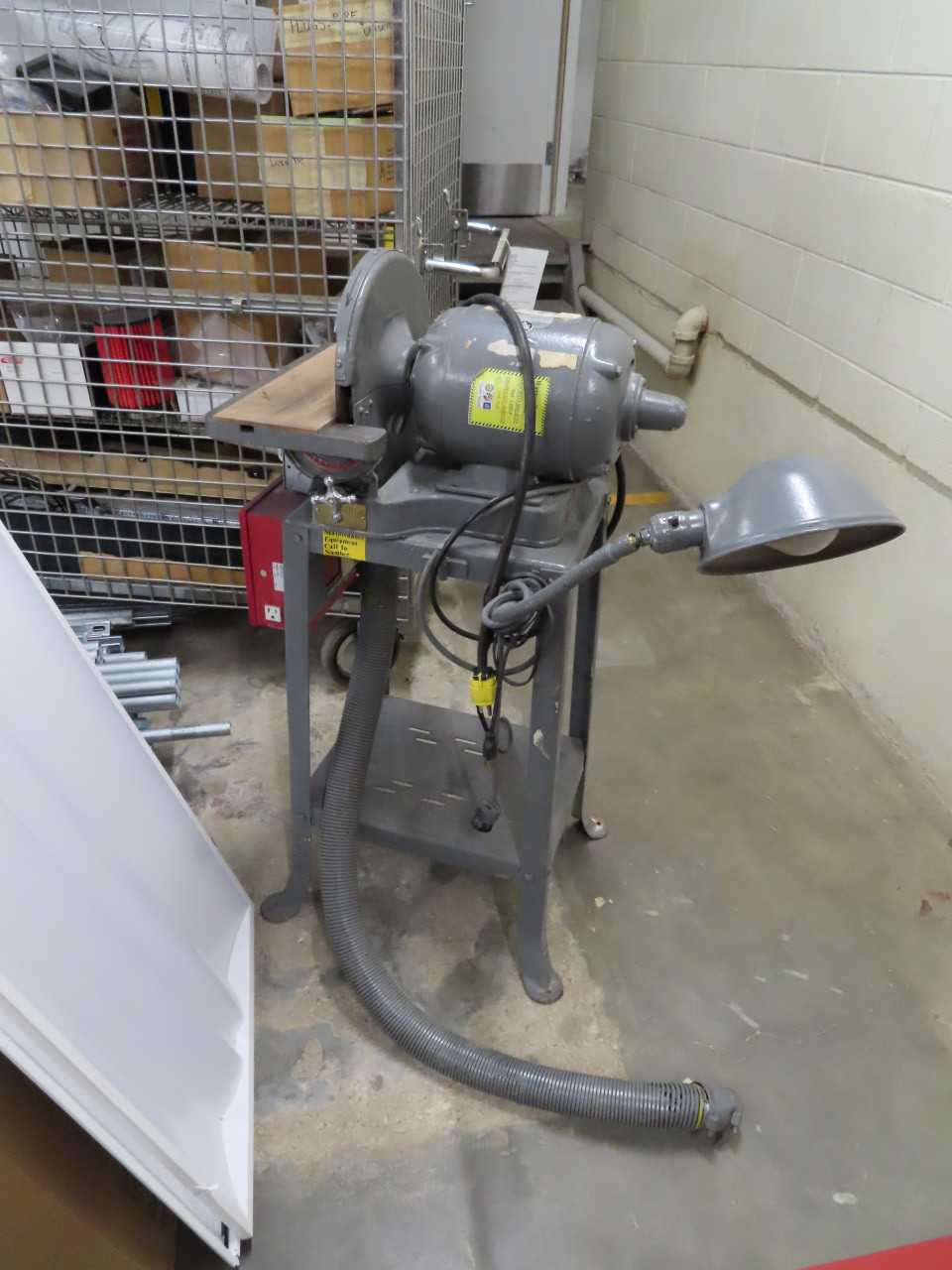 Delta/Millwakee Grinder with Stand; Model 23-105 - GRINDING MACHINES