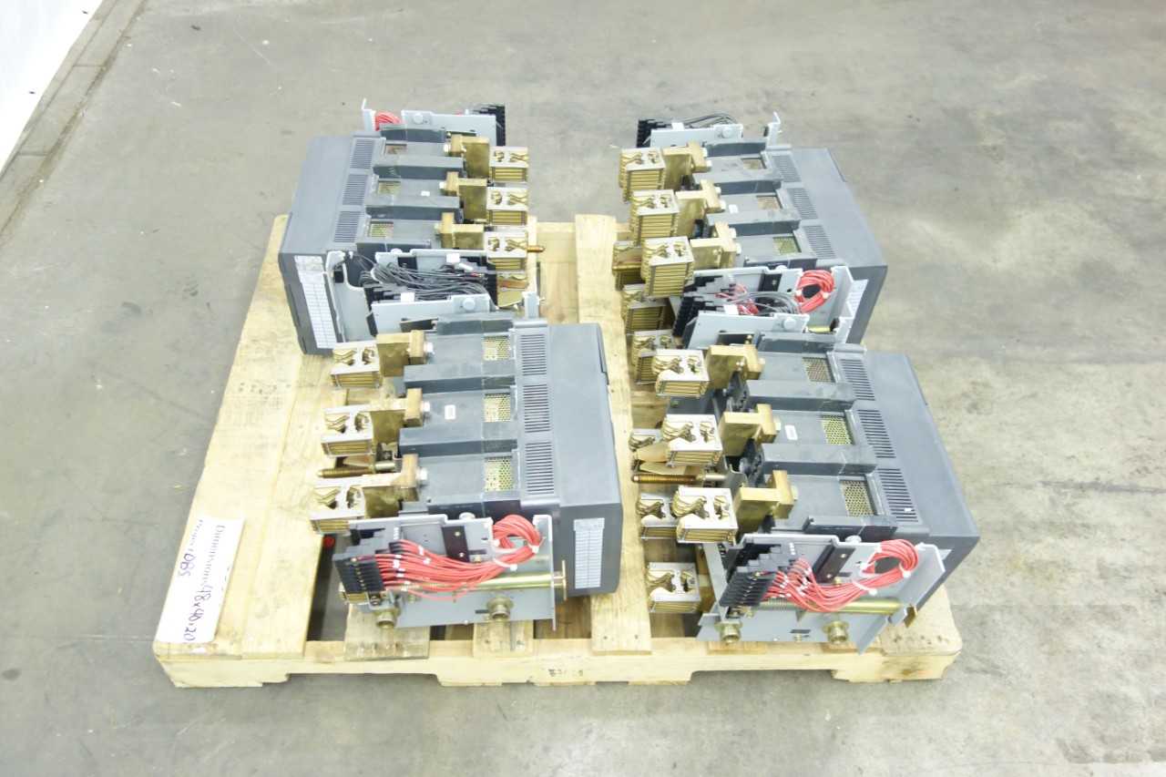 LOT OF 4 GENERAL ELECTRIC POWER BREAK II CIRCUIT BREAKERS - CIRCUIT BREAKERS
