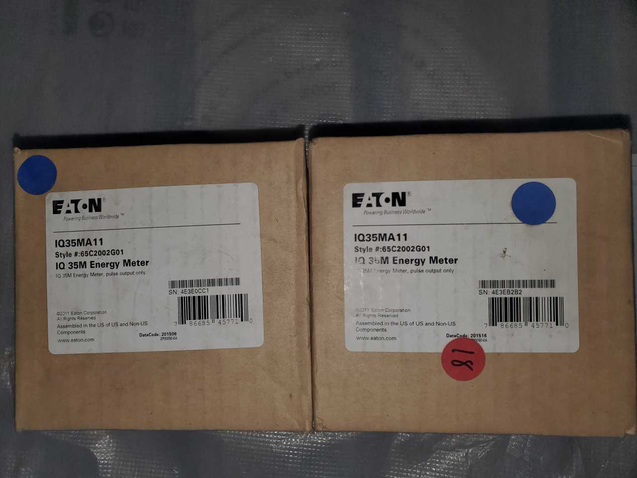 EATON IQ35MA11 ENERGY METER QTY. 2 - AUTOMATION & CONTROLS