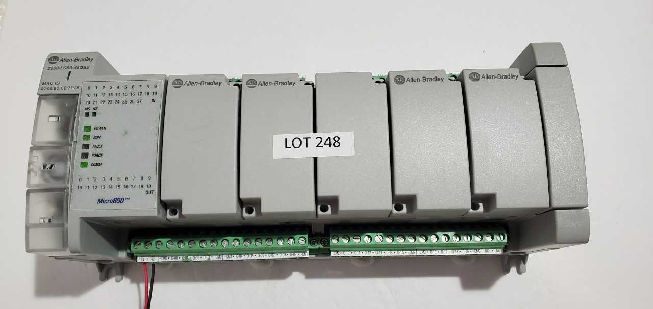 Allen Bradley Micro 850 2080-LC50-48QBB PLC - AUTOMATION & CONTROLS Allen Bradley Micro 850 2080-LC50-48QBB PLC - AUTOMATION & CONTROLS